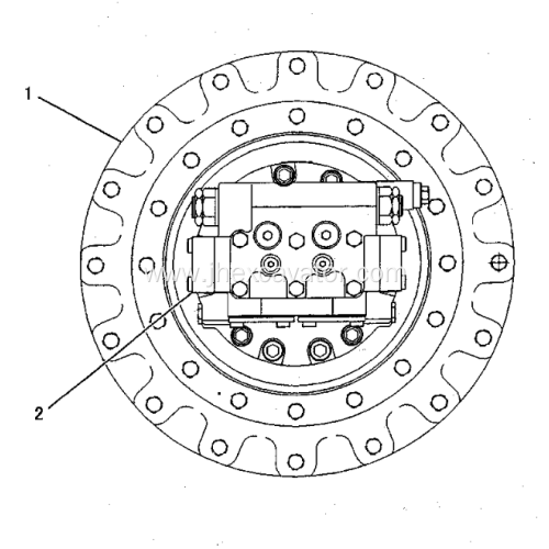 Excavator Parts Caterpillar 320DRR Travel Gearbox 227-6035